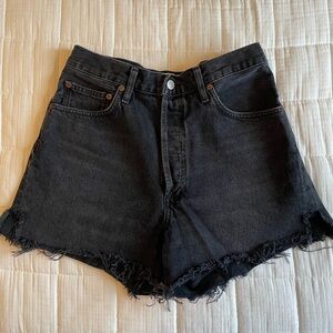 AGolde Dee shorts, black, size 29